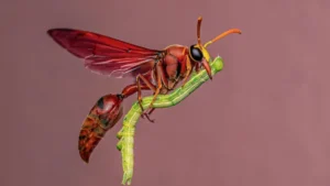 Esta imagen titulada "Entrega especial" recibió una mención especial en la categoría Comportamiento: Invertebrados.