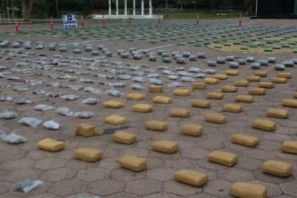 Fotografía de archivo que muestra droga incautada. EFE/Juan Carlos Torrejón