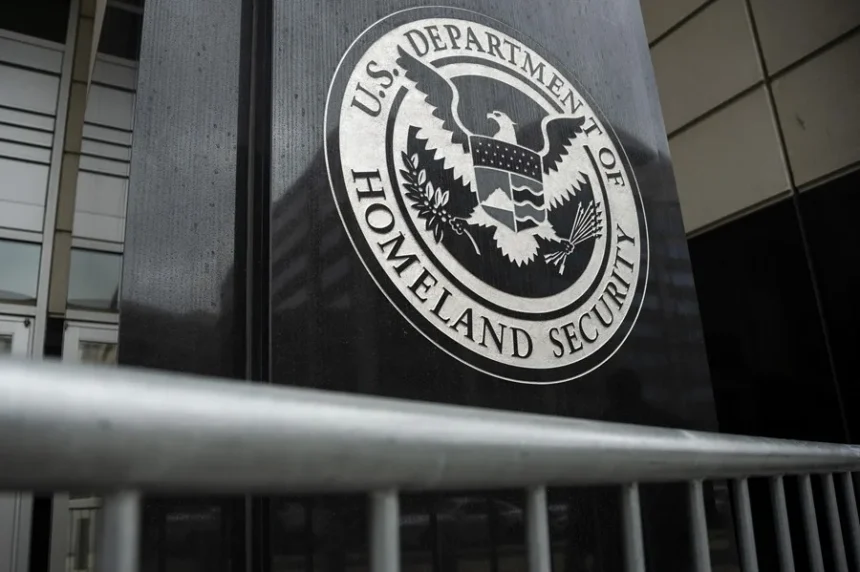 Fotografía de archivo de una oficina del Departamento de Seguridad Nacional (DHS, en inglés) de Estados Unidos. EFE/Graeme Sloan